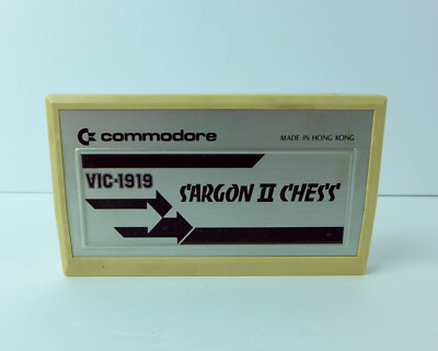 Commodore VIC 20 Computer Game Sargon II Chess VIC-1919 Made in Hong Kong