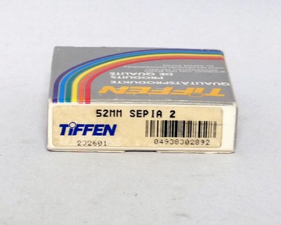 Tiffen 52mm 52 mm Sepia 2 Filter 35mm SLR Film DSLR Digital