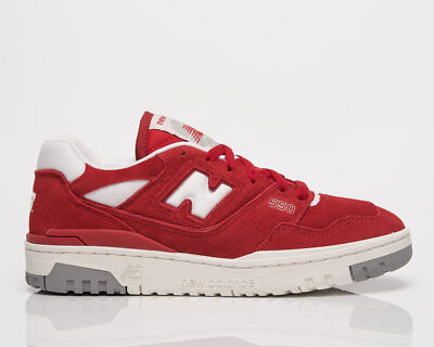 

New Balance Unisex 550 Men Team красный/белый/бетон, New Balance Unisex 550