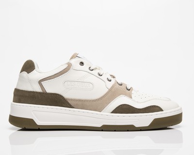 

Les Deux Will Basketball Sneaker Мужские винтажные белые/оливковые ночь, Белый, Les Deux Will Basketball Sneaker