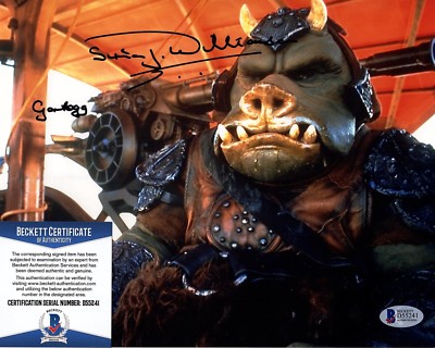 SIMON WILLIAMSON Signed 8x10 Photo ''RETURN OF THE JEDI''  BECKETT BAS #D55241