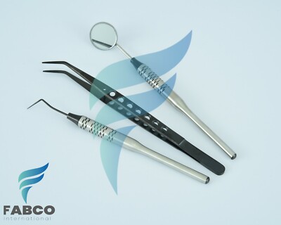 45 Instruments Basic Dental Set Mirror Explorer College Plier GERMAN QUALITY