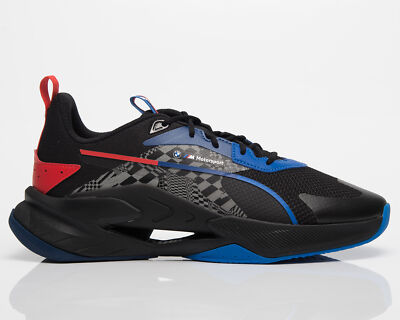 

Puma BMW M Motorsport LGND Renegade Motorsport Мужчины черный/холодный кобальт/красный поп, Puma BMW M Motorsport LGND Renegade Motorsport