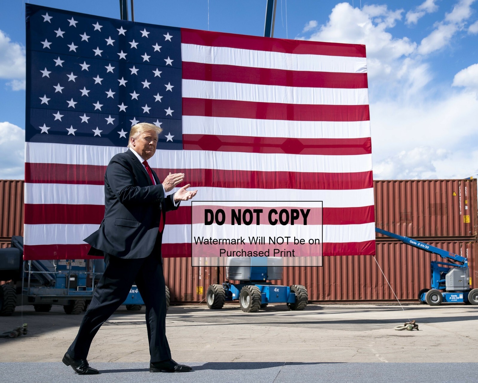 洋書 GET TRUMP PRESIDENT DONALD TRUMP OFFICIAL PORTRAIT B&W 8x10 GLOSSY