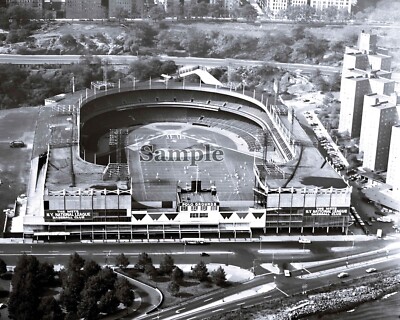 1963 Aerial View Polo Grounds AFL New York Jets Game 8 X 10 Photo Picture