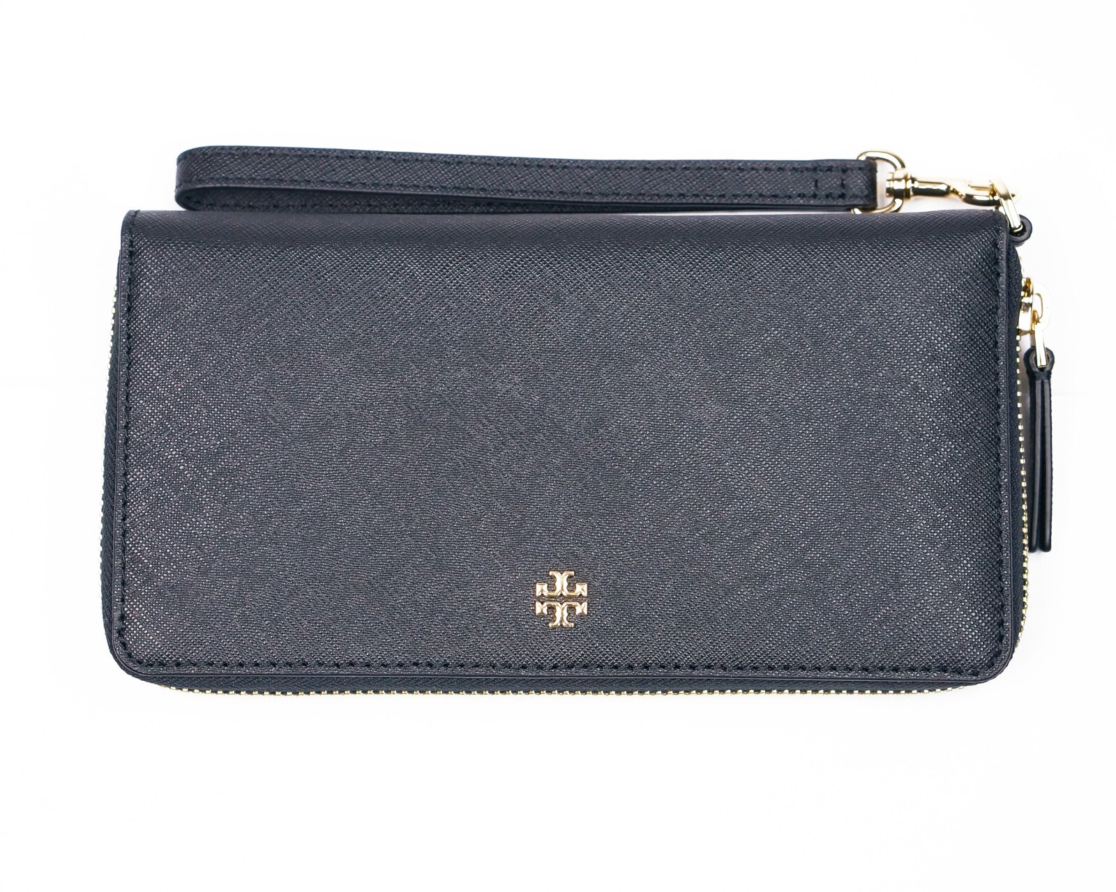 定番★Tory Burch★Emerson Saffiano Chain Wallet 136093 Tory Burch Emerson Black Saffiano Chain Wallet Clutch