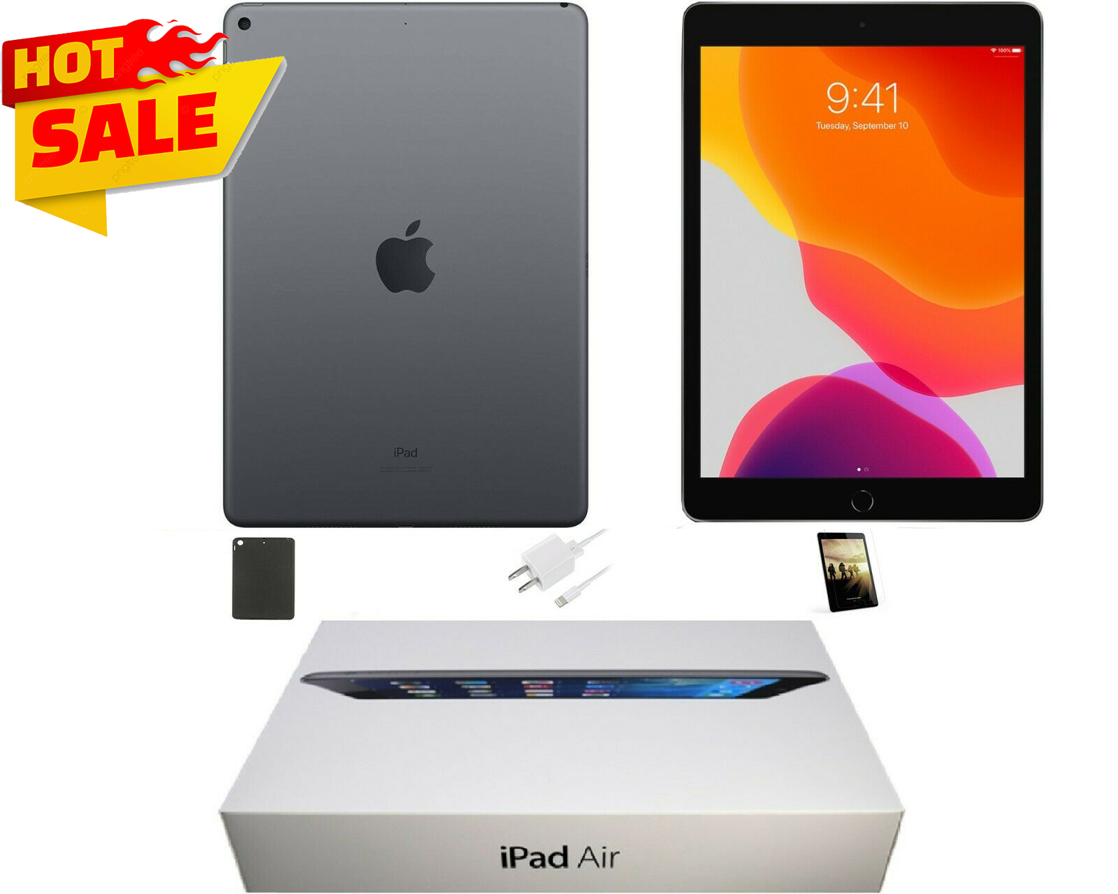 APPLE iPad Air IPAD AIR WI-FI 16GB SPAC… Apple iPad Air 16GB Wi-Fi + Cellular 4G LTE - White/Silver