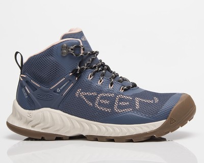 

KEEN Wmns NXIS EVO Mid Водонепроницаемая женская винтажная индиго/серая гавань, Синий, KEEN Wmns NXIS EVO Mid Waterproof