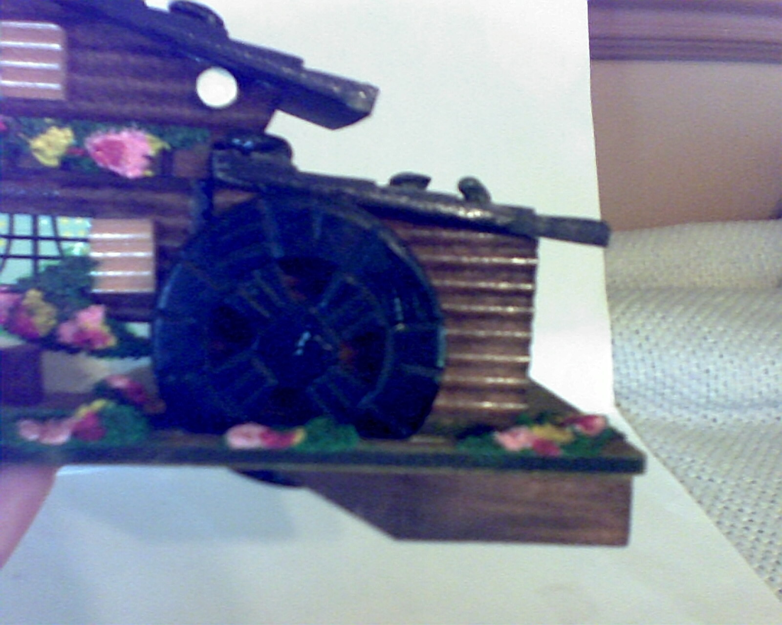 Vintage Mid Century Wood Jewelry Box House