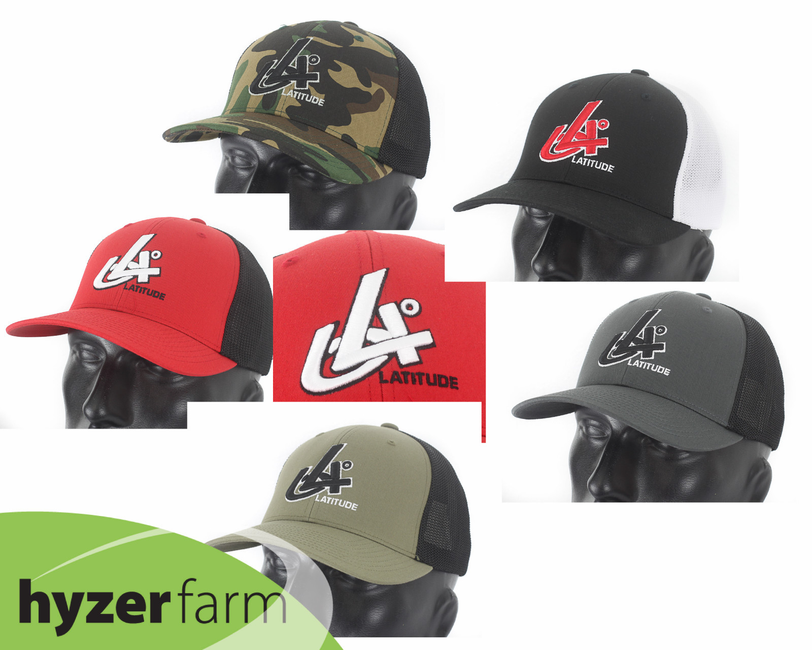 LATITUDE 64 MESHBACK FLEX FIT HAT *pick size and color