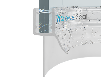Curved shower on sale screen seal