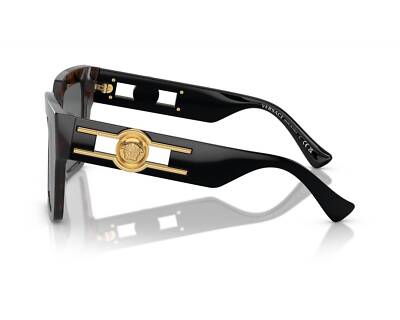 Pre-owned Versace 0ve4458-542987 Havana Sunglasses