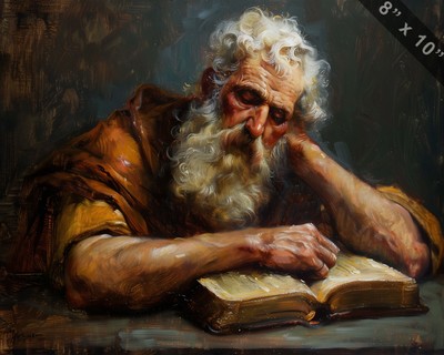 Saint Paul oil painting 8x10 Print