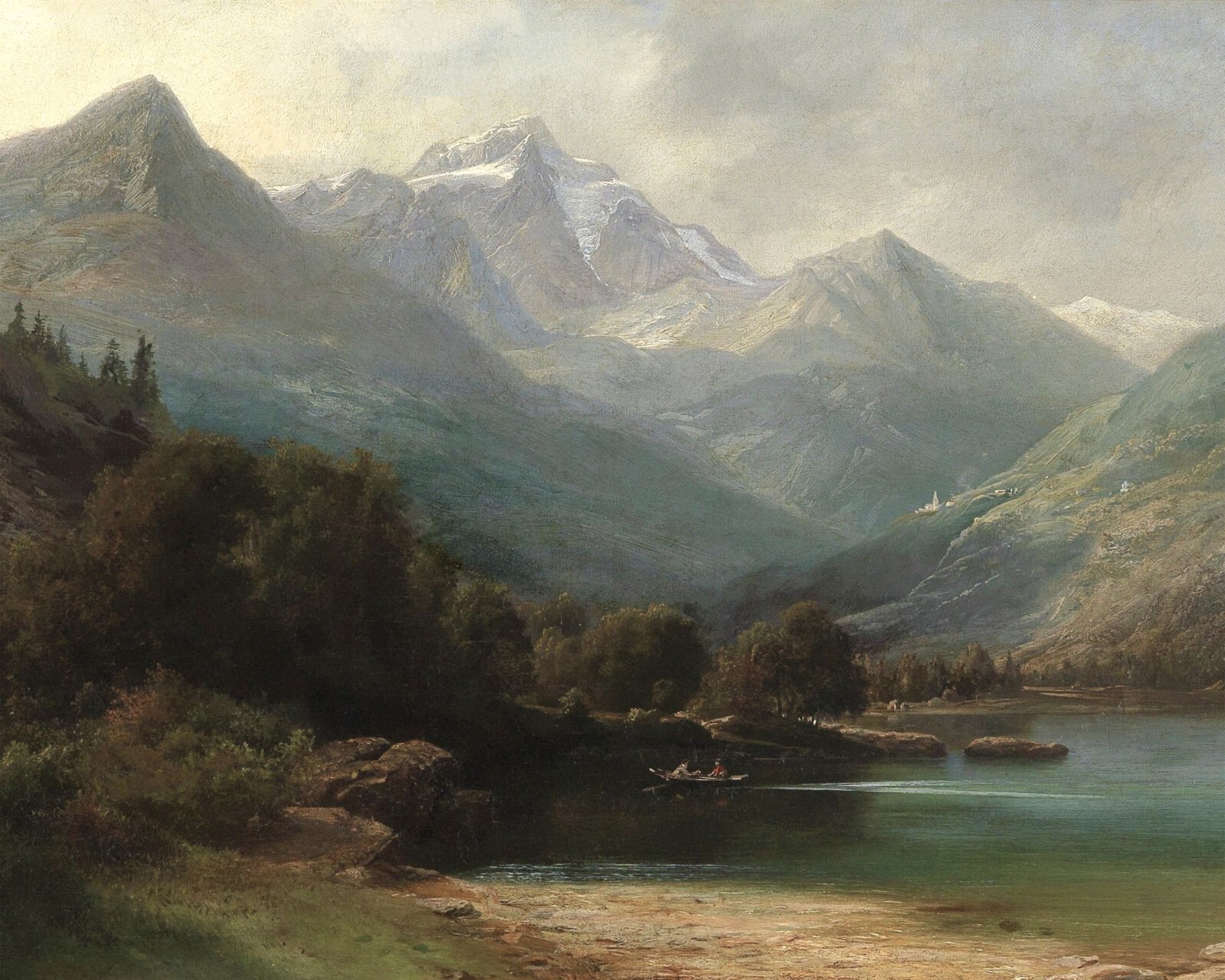 絵画 Mountain Landscape Shumu Fu, Mountain Landscape (58), Oil on Canvas (unsigned