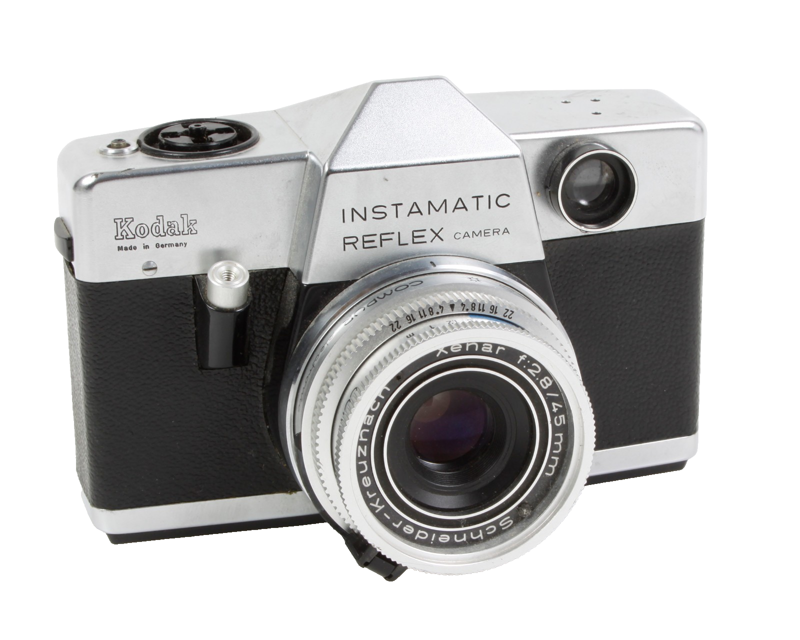 1968 Germany Kodak Instamatic Reflex Camera with Schneider-Kreuznach 45mm F2.8