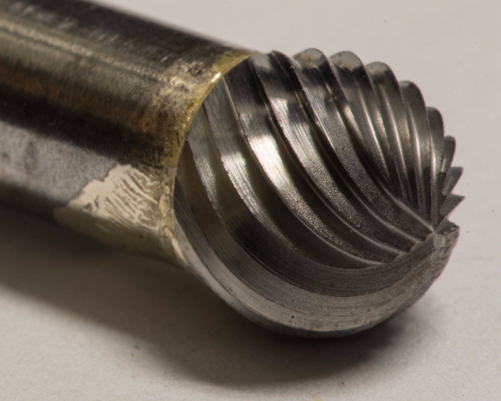 SD2S Ball Shape 5/16" Carbide Burr Bur Tool Die Grinder Bit 1/4" Shank