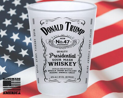 Trump Shot Glass - Assassination Attempt - MAGA Shot - Trump 2024 Shot Glass