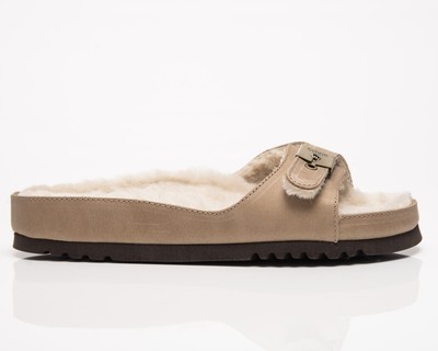 

Scholl Iconic Wmns Meg Кожаные женские серо-коричневые, Бежевый, Scholl Iconic Wmns Meg Leather