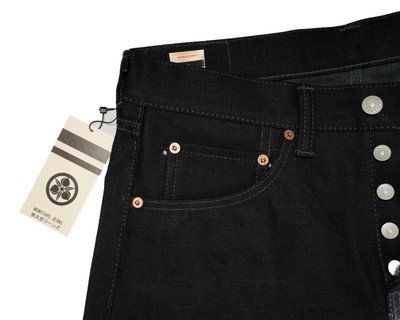 Pre-owned Momotaro 18oz Indigo X Grey Selvedge Denim Jeans Gtb Tight Tapered 0306-52gsp 36