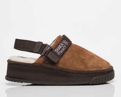 

Shaka Unisex Snug Clog Boa Platform Men темно-коричневый, Shaka Unisex Snug Clog Boa Platform