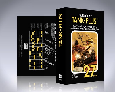 Atari/Sears 2600 UGC - NO GAME -Tank-Plus