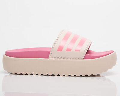 

adidas Wmns Adilette Platform Женщины чудо кварц/розовый/серо-коричневый, Бежевый, adidas Wmns Adilette Platform