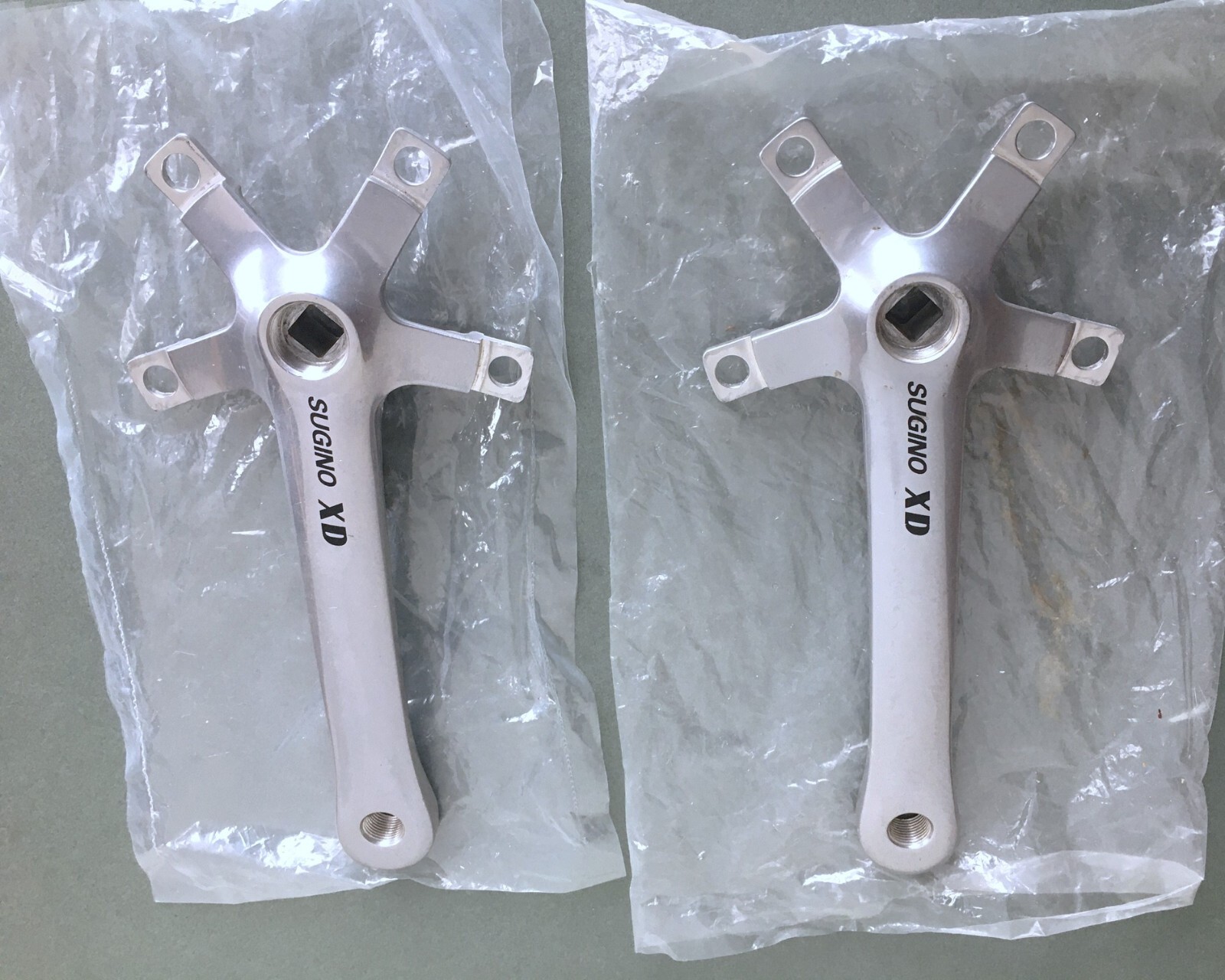 Sugino XD Tandem Crankarm Set (2) Left Timing Cranks 170mm 110 bcd NOS NIP Japan