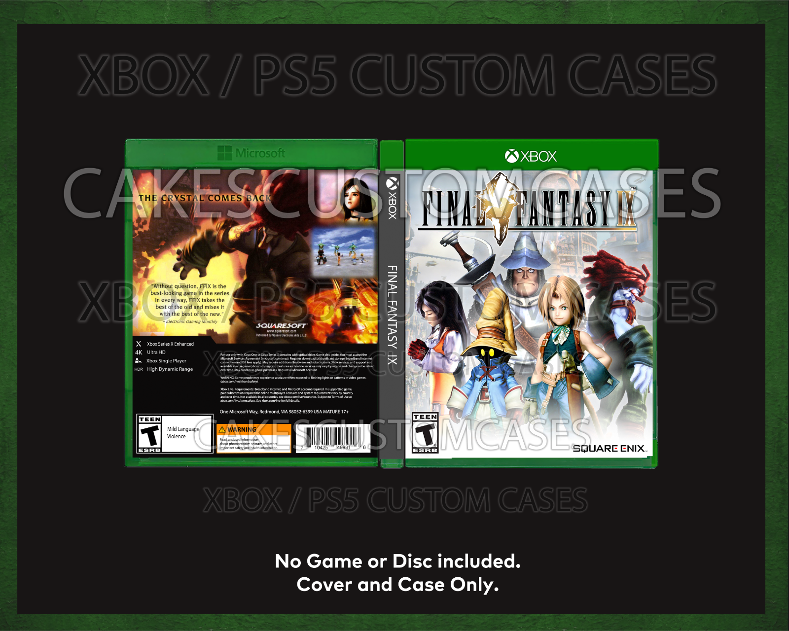 FINAL FANTASY IX B賞 C賞ディスプレイボックスカバー