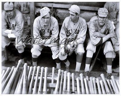 MLB 1916 Boston Red Sox Babe Ruth in Dug Out 8 X 10 Photo Picture