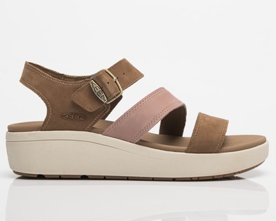 

KEEN Wmns Ellecity Backstrap Women жареный кокос/палевый, Коричневый, KEEN Wmns Ellecity Backstrap