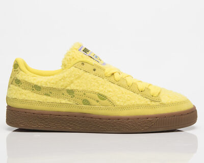 

Puma x SpongeBob Мужские замшевые унисекс прозрачно-желтый/цитронель, Puma x SpongeBob Unisex Suede