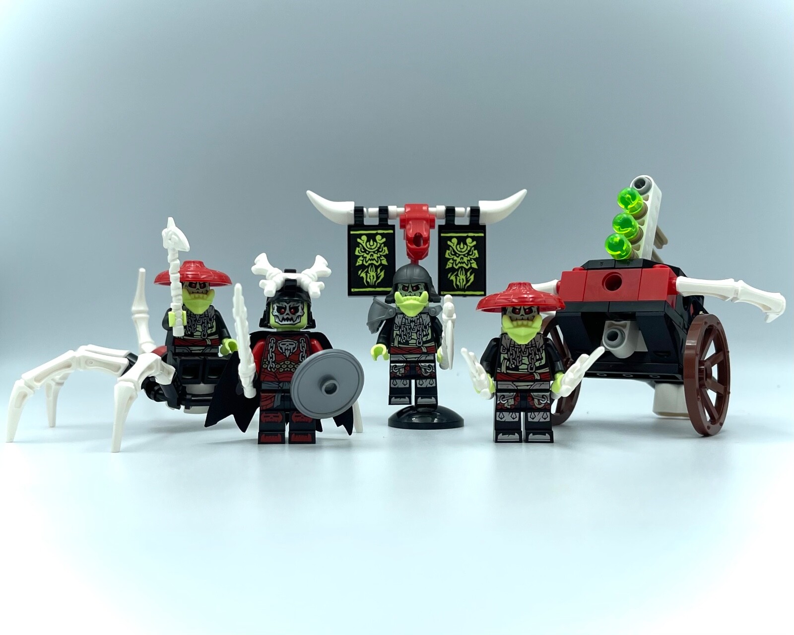 レノキコデッキ LEGO NINJAGO Bone King Knight Hunter Crossbow Scorpio 71782