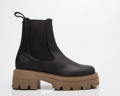 Buffalo Wmns Square Chelsea Mid Женские черные/бирюзовые