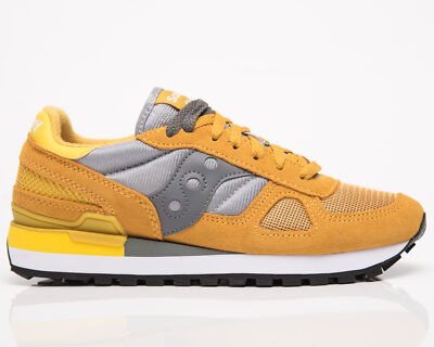 Saucony Shadow Original Мужские оранжево-серые низкие повседневные кроссовки Lifestyle Обувь