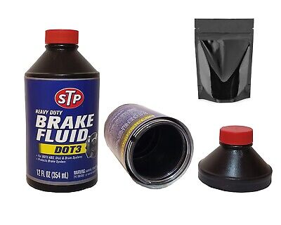 Stash Can Brake Fluid Diversion Safe Screw Lock Hidden Compartment For Valuables