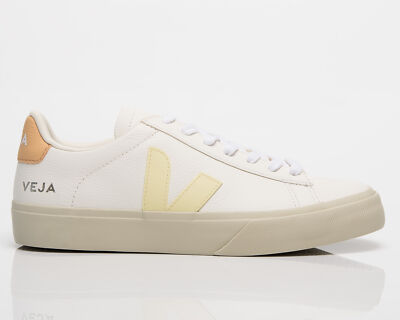 Veja Wmns Campo Chromefree Leather Women экстра-белый/солнце/персиковый