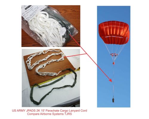 15 FeetParachute Cargo Lanyard Cord Made by Airborne Sys