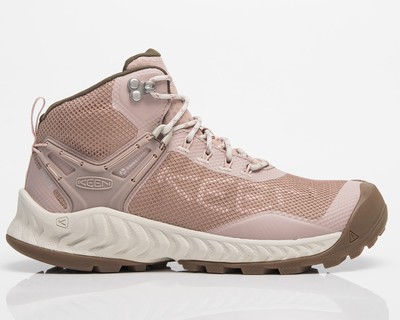 

KEEN Wmns NXIS EVO Mid Waterproof Women палевый/персиковый хлыст, Розовый, KEEN Wmns NXIS EVO Mid Waterproof