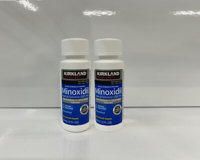 Kirkland Topical Hair Regrowth Solution Extra Strength for Men 2oz Combo