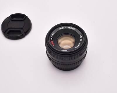 Sears 50mm f//2 Pentax PK Manual Focus Lens Good