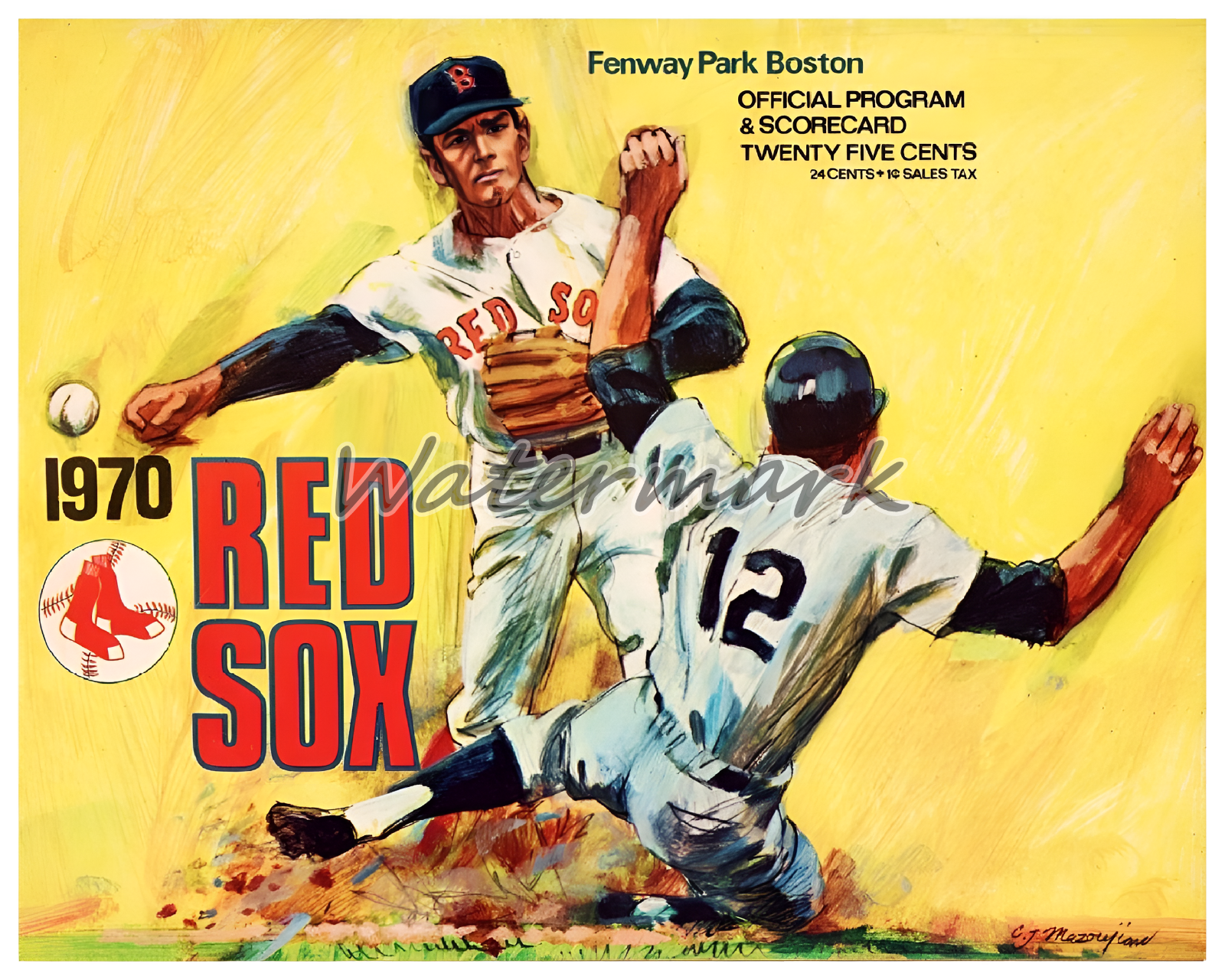 1970s MLB- BOS RED SOX チームジャケット Size 14