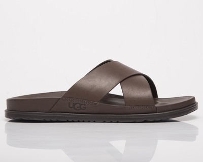 UGG Wainscott Slide Men из кожи гризли