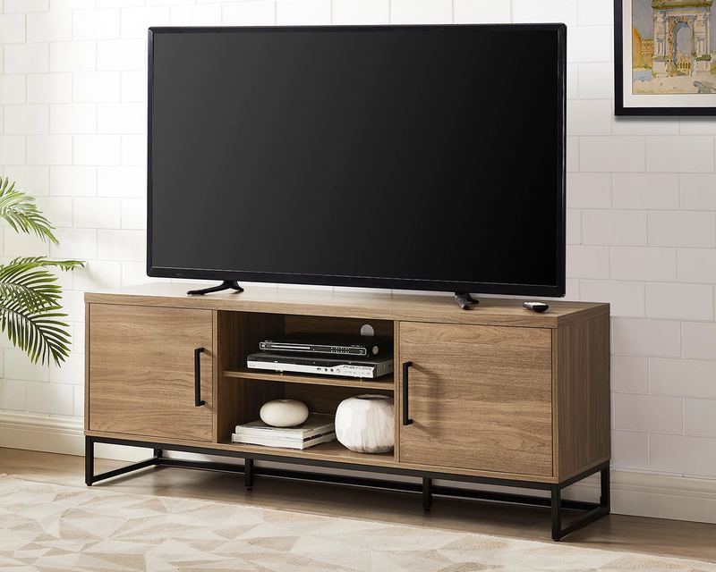 For Tvs Up To 70", Canyon Walnut Finish