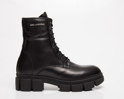 

Женские кружевные сапоги Karl Lagerfeld Wmns Aria Mid черный, Karl Lagerfeld Wmns Aria Mid Lace Boot