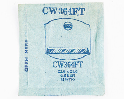 Original NOS G-S ''CW'' Wristwatch Crystals - Many Variations Available!