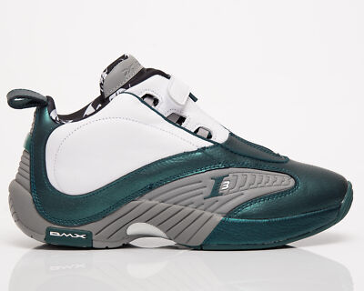 

Мужские кроссовки Reebok Answer IV Tunnel Allen Iverson Teal White Grey Lifestyle, Зеленый, Reebok Answer IV
