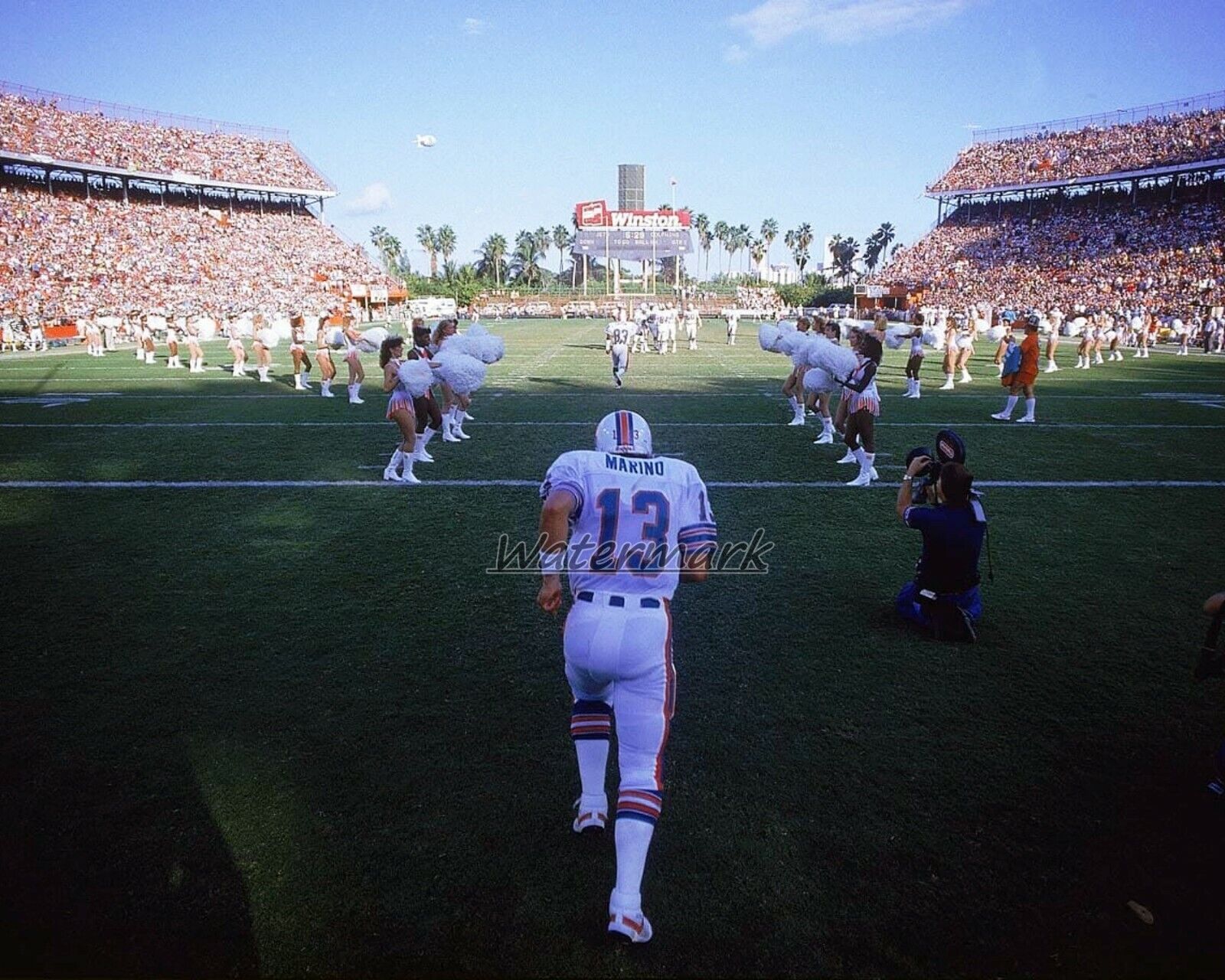 NFL 1980's Miami Dolphins QB Dan Marino Miami Orange Bowl NFL 1980's Miami Dolphins QB Dan Marino Miami Orange Bowl