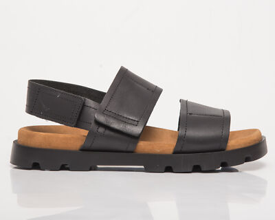 

Camper Brutus Sandal Мужские черные кожаные сандалии Lifestyle Летняя обувь, Черный, Camper Brutus