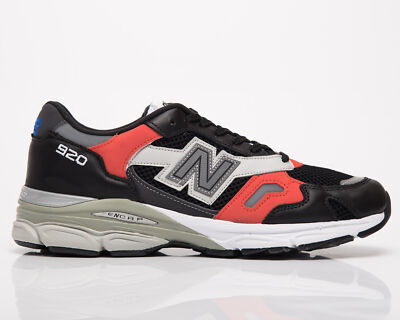 

Мужские повседневные кроссовки New Balance 920 Made In UK, черные, красные, серые, повседневные, в стиле жизни, Черный, New Balance 920 Made In UK