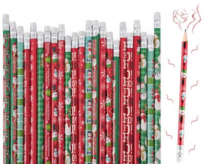 48 Pieces Scented Pencils Christmas Pencils Fruit Fragrance Holiday Pencils For 